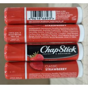 Chapstick Lip Balm 4g Stick Strawberry