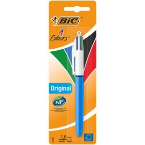 Bic 4 Color Pen Medium  Bl.1 Ast Int 1