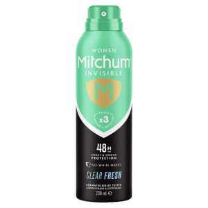 Mitchum APD 200ml Invisible Womens Clear Fresh