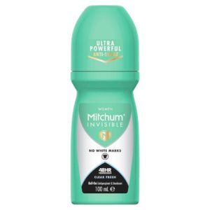 Mitchum Roll On 100ml Invisible Clear Fresh