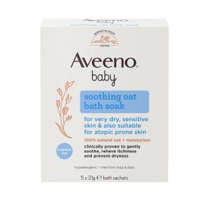 Aveeno Baby Soothing Bath Soak Sachets 21G