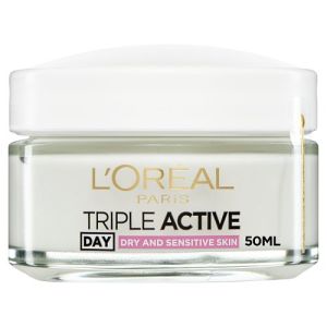 L'Oreal Triple Active Moisturiser 50ml Day Dry & Sensitive Skin