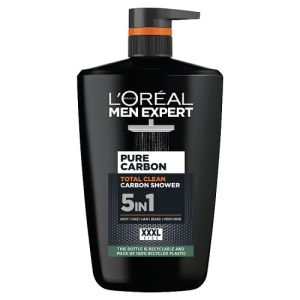 L'Oreal NEW ME Shower Gel 1L Carbon Protect