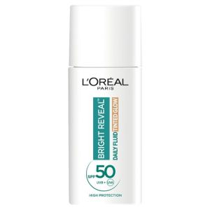L'Oreal Bright Reveal UV Fluid Tinted Glow - Bronze 50ml