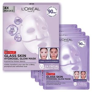 L'Oreal NEW Revitalift Filler Glass Skin 4pk