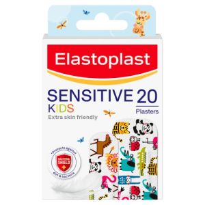 Elastoplast Sensitive Kids Plasters Animals 20s