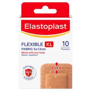 Elastoplast Flexible Xl Fabric Plasters 10S