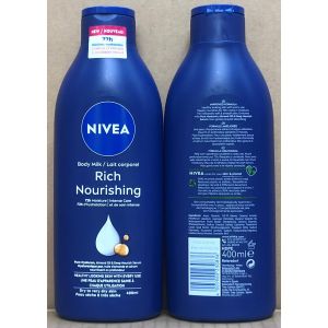 Nivea Lotion 400ml Rich Nourishing (2x6)