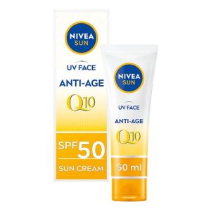 Nivea Sun 50ml Face Cream Q10 UV Anti-Age SPF50