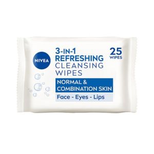 Nivea Biodegradable Wipes 25s 3in1 Normal Skin