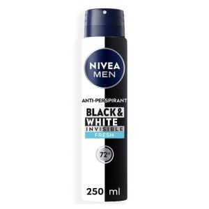 Nivea APD Spray 250ml Men Black & White Fresh