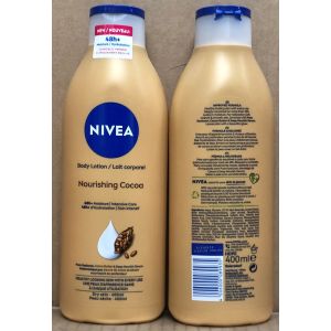 Nivea Lotion 400ml Nourishing Cocoa (2x6)