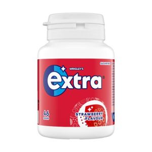 Wrigley Extra Bottle - Strawberry 46 Piece