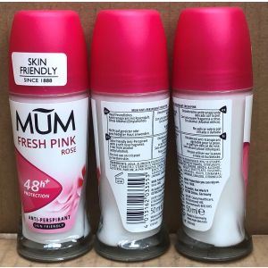 MUM Roll On 50ml Fresh Pinkrose