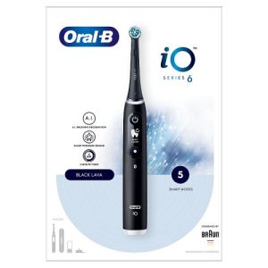 Oral B Electric T/Brush IO6 Black Lava Clean