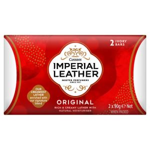 Imperial Leather Soap 90g 2pk Original