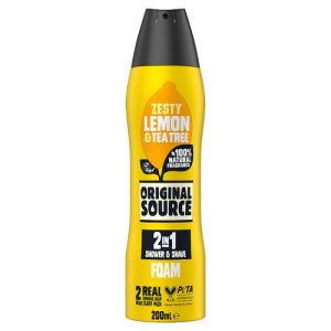 Original Source Bodywash Foamburst 200ml Zesty Lemon & Tea Tree