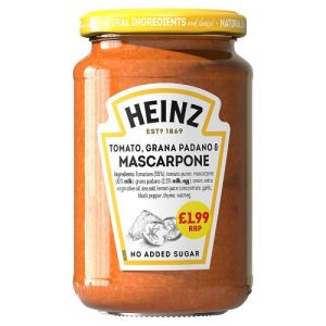 Heinz Sauce  Pmp £1.99   Mascarpone & Grana Padano 350G