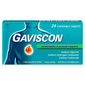 Gaviscon Peppermint Flavour Tablets24pk