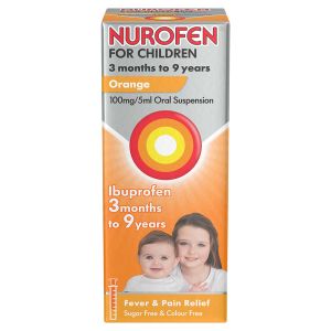 Nurofen for Children100ml Susp+Syringe Orange