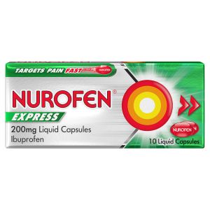 Nurofen Express Ibuprofen Liquid Caps 200mg