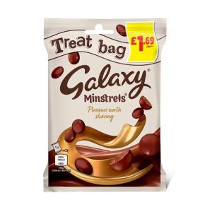 Galaxy Treat Bag Pmp £1.69 Minstrels 80G