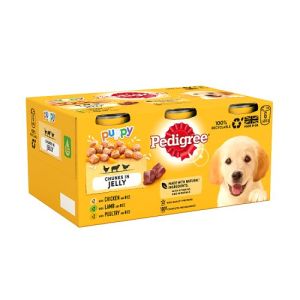 Pedigree 6Pck Can Puppy Mixed Selection In Jelly 6 X 400Gm