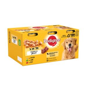 Pedigree 6Pck Can Mixed Selection In Jelly 6 X 385Gm