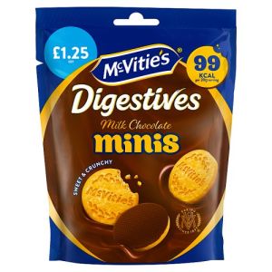 Mcvities Pouch Pmp £1.25 Mini Chocolate Digestives 80G