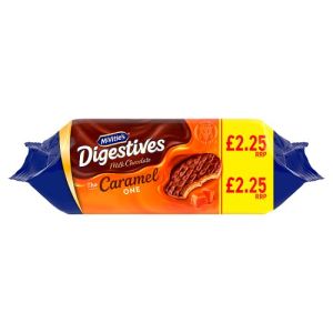 Mcvitie'S Digestive/Hobnobs Biscuits Pmp £2.25 Digestive - Caramel 250G