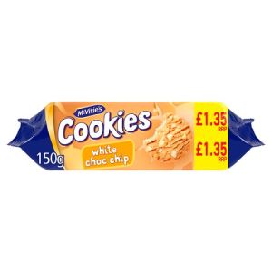 Mcvities Cookies Pmp £1.35 White Chocolate 150G