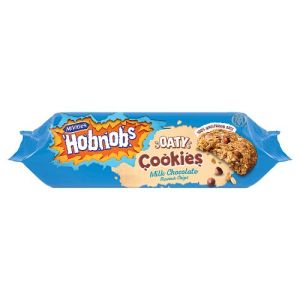 Mcvities Hobnob Oaty Cookie Milk Chocolate 155G