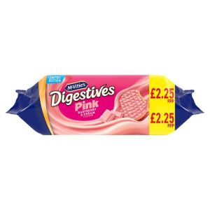 Mcvitie'S Digestive Biscuits Pmp £2.25. Raspberry White 232G