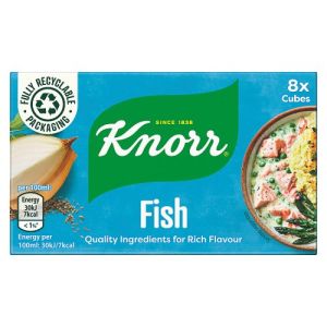 Knorr Stock Cubes 8S Box  Fish 80G