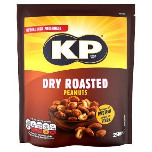 Kp Dry Roasted Peanuts 250g
