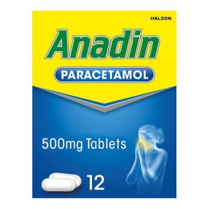 Anadin Paracetamol 500mg Tablets 12s