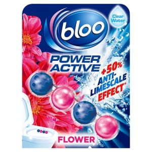 Bloo Power Active Clear Water Toilet Block Flower