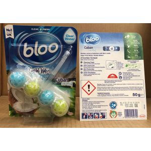 Bloo Toilet Block 50g Coastal Waters Cuban Coconut