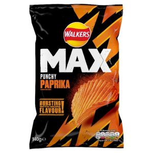 Walkers Max Paprika 140g