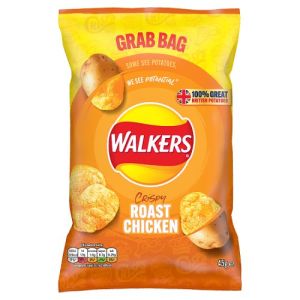 Walkers Grabs. Roast Chicken - Nhfss 45G