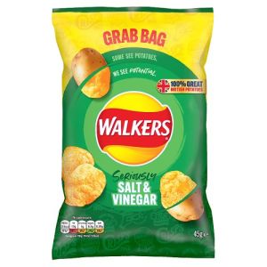 Walkers Grabs. Salt & Vinegar - Nhfss 45G