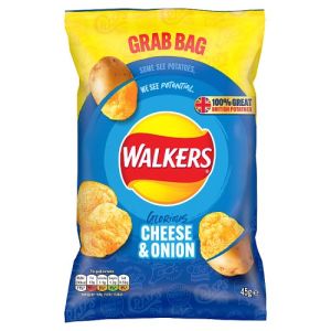 Walkers Grab Bag Cheese & Onion 45g
