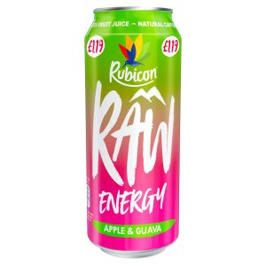 Rubicon Raw Energy Apple & Guava PMP 1.19 500ml 12 X 500ML