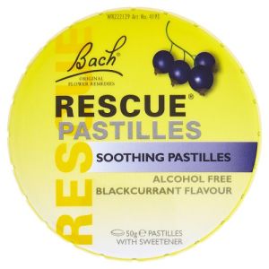 Bach Rescue Remedy Pastilles 50g Blackcurrant