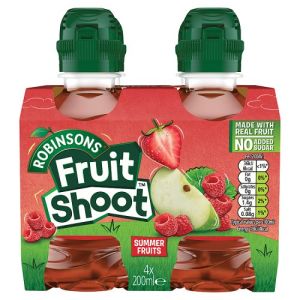Robinsons Fruit Shoot Summer Fruits Ls 4Pk 4X200Ml