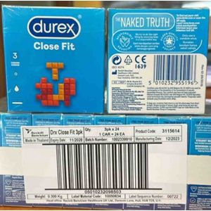 Durex Condoms 3s Close Fit