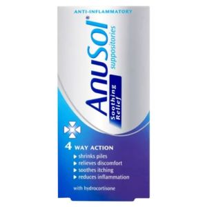 Anusol Suppositories 12s Soothing Relief 