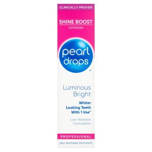 Pearl Drops Toothpaste 75ml Luminous Bright White