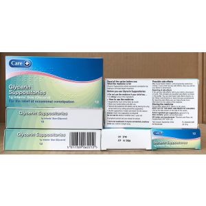 Glycerin Suppositories Infants' 12s
