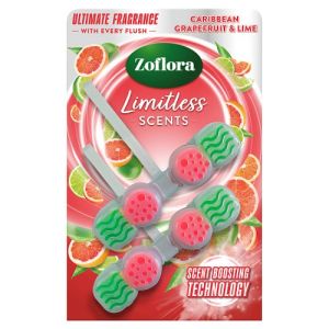 Zoflora Rim Blocks Sweet Pea Grapefruit & Lime 2 PACK